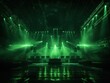 As the pulsing laser lights cut through the thick arena air, the concert stage came alive with vibrant green hues, setting the perfect backdrop for a night of electrifying music and unforgettable mem
