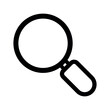 Black Single Search Icon 11