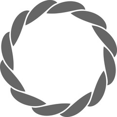 Poster - Spiral rings twisting circles swirl design element set for infographics