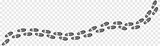 Fototapeta Pokój dzieciecy - Step footprints paths. footstep prints and shoe steps . shoe tread footprints vector illustration isolated on white background.