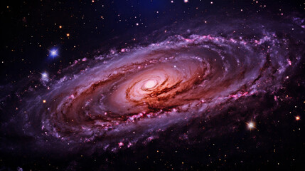 Wall Mural - andromeda galaxy with an overlay of m31's nebula, intricate realism, myriad colors, unparalleled cla