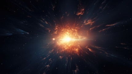Wall Mural - explosion of the sun