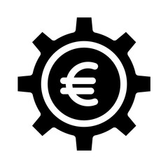 Poster - Solid Euro Cog icon