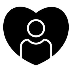 Poster - Solid Heart icon