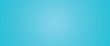 Medium Turquoise Blue Color Wallpaper For The Big Horizontal Screen With A Radial Gradient Effect, Plain Simple Studio Backdrop Images, Abstract Color Background, 4k 8k Illustration.
