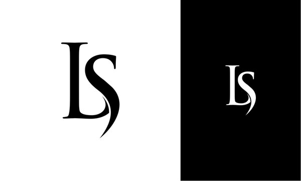 LS initial logo design vector concept
