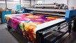 © Ruslan Gilmanshin - Large format printing machine in operation
