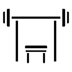 Sticker - Solid Dumbbell icon