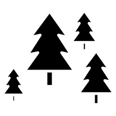 Wall Mural - Solid Trees icon