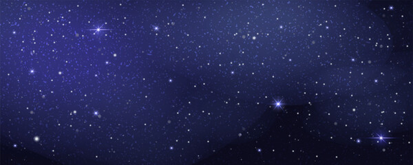 concept of web banner. magic color galaxy. horizontal space background with realistic nebula, stardu
