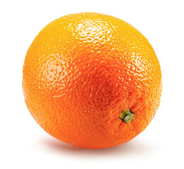 Wall Mural - tasty orange isolated on the white background