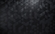 Abstract polygonal background with black triangular shapes