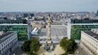 drone photo Colonne du Congrès, Congreskolom en Graf van de Onbekende Soldaat bruxelles belgique europe	