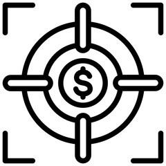 Poster - Focus Outline Icon
