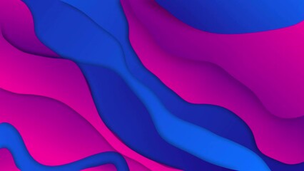 Wall Mural - Abstract colorful shape background. Neon Colors and Liquid gradients . Colorful vibrant gradients 3d animation seamless loop in 4K. Abstract colorful wave backdrop seamless loop.	
