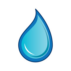 Poster - Water drop logo