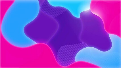 Wall Mural - Abstract colorful shape background. Neon Colors and Liquid gradients . Colorful vibrant gradients 3d animation seamless loop in 4K. Abstract colorful wave backdrop seamless loop.	
