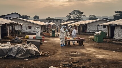 african village ebola outbreak: medical teams respond