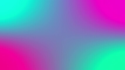 Wall Mural - Abstract color gradient background with liquid style waves featured violet and blue. Seamless looping video.	
