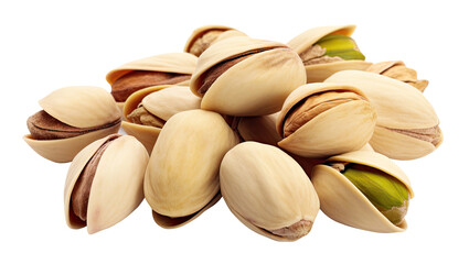 Wall Mural - Pistachios isolated on transparent background