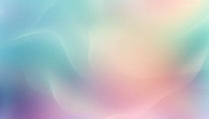 Sticker - Abstract backdrop with multi colored wave pattern, bright and shiny generated by AI