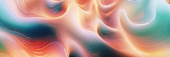 Abstract multicolored wavy background