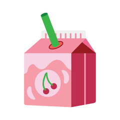 Sticker - box cherry juice