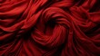 A rich maroon fabric swirls and cascades, creating a luxurious curtain that envelops the room in a vibrant and passionate hue