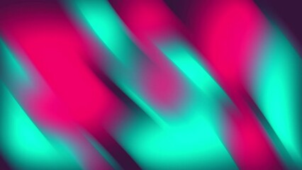 Wall Mural - Abstract dual color gradient background with liquid style waves featured violet and blue. Seamless looping video.	
