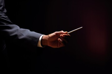 Poster - A professional man wearing a suit holding a cell phone. Suitable for business and technology concepts.