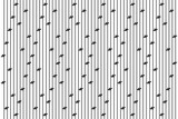 Fototapeta Sypialnia - Vertical stripe of regular pattern. Design lines with pixel black on white background. Design print for illustration, textile, wallpaper, background. Set 7
