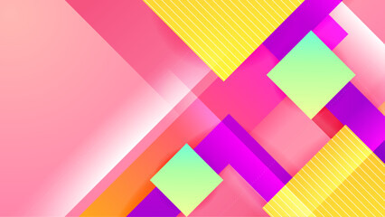 Poster - Colorful colourful gradient abstract background with geometric shape