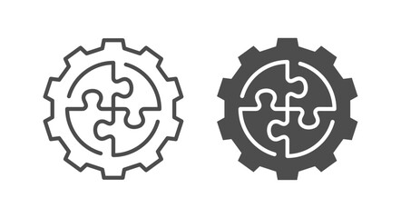 Poster - project management icons on white background. vector illustration.