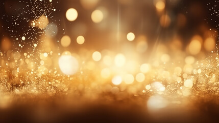 Wall Mural - Bright gold Christmas background