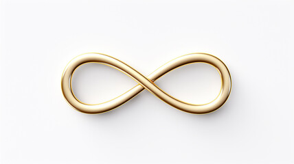 Wall Mural - glowing infinity symbol isolated sign on the background