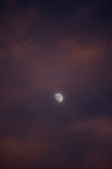 Poster - moon and clouds