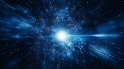 Wall Mural - singularity black hole in space cosmic fictional graphics, an object in deep space