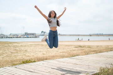 Wall Mural - Teenager girl at outdoors