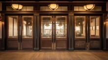 The Iconic Swinging Doors Of A Vintage Saloon