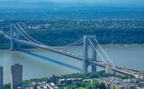 Aerial view of George Washington Bridge in New York