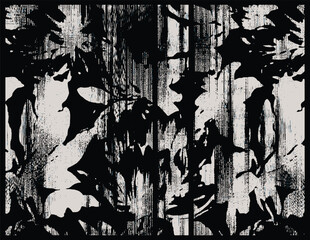 Wall Mural - abstract geometric floral brush design vector background. texture. art design. for scarf, marble, fa