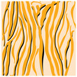 Big cat fur pattern. Decorative tiger pattern seamless vector illustration. Elegant and stylish background for fabric clothes.