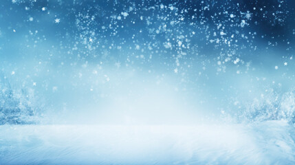 Wall Mural - winter blizzard snow abstract background