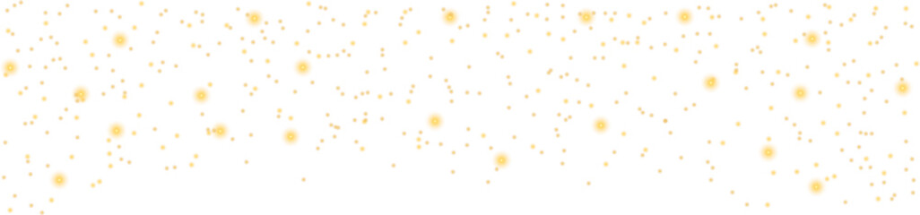 Aufkleber - Glittering vector dust on a transparent background. Golden sparkling lights. Christmas Holiday glow particle. Magic star effect. Shine background. Festive party design. Vector EPS 10