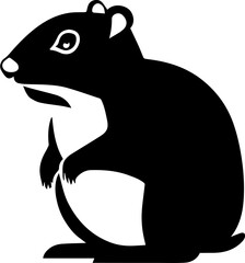 Wall Mural - Groundhog Woodchuck icon 2