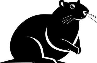 Wall Mural - Groundhog Woodchuck icon 1