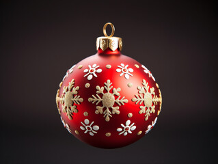 A vibrant and festive Christmas decoration featuring a unique style with elements of raw art.