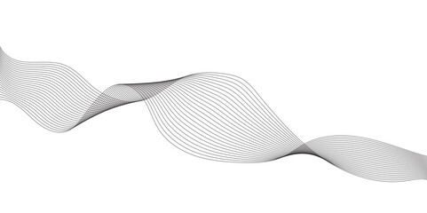 Wall Mural - abstract digital future technology concept white smooth lines background. modern banner technology d