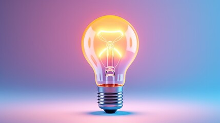Poster - 2021 Creativity and inspiration ideas concepts with lightbulb on pastel color background.Business solution