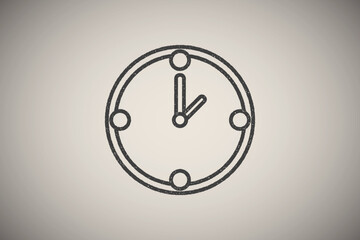Poster - building icon vector illustration in stamp style